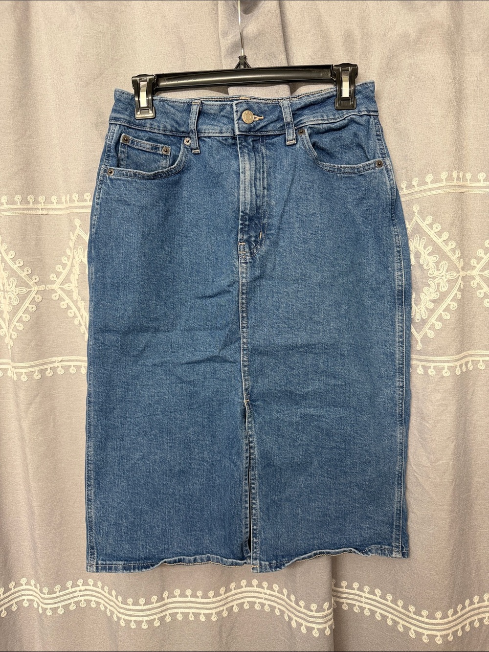 Gap Denim Midi Skirt 6/28